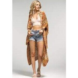 NEW Ruggline Boho Kimono One size fits most Angel Wings Lightweight Boho